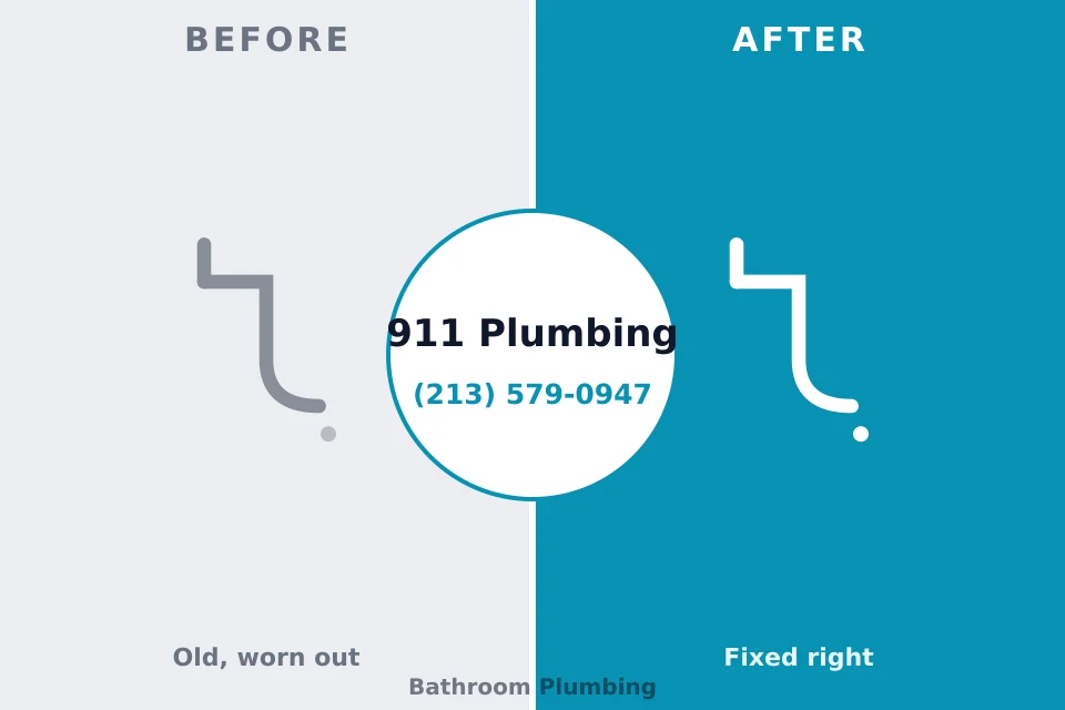 Before and after: plumbing repair Graniteville, SC
